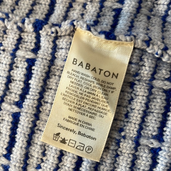 Aritzia Babaton Lacer Cardigan Cornflower/Dark Glimmer - Picture 10 of 11